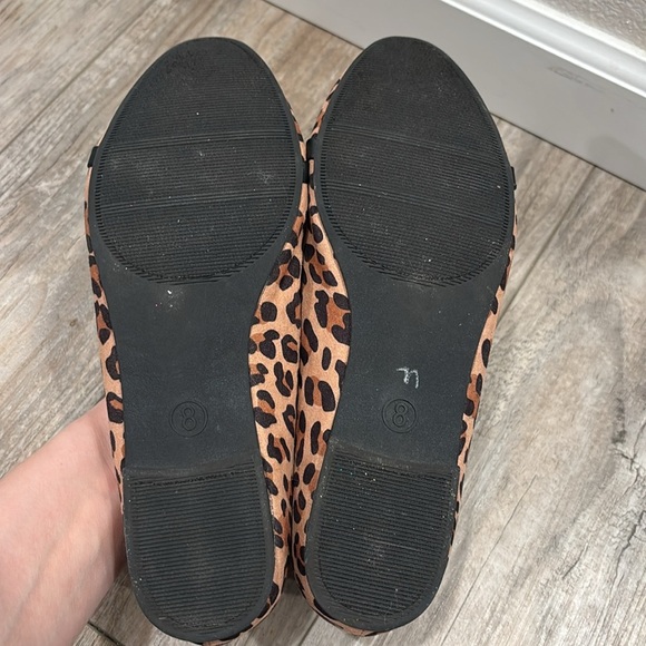 MOSSIMO Voneta Leopard Ballet Flats Size 8 - Picture 5 of 6